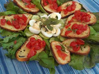...la bruschetta dell�orto...